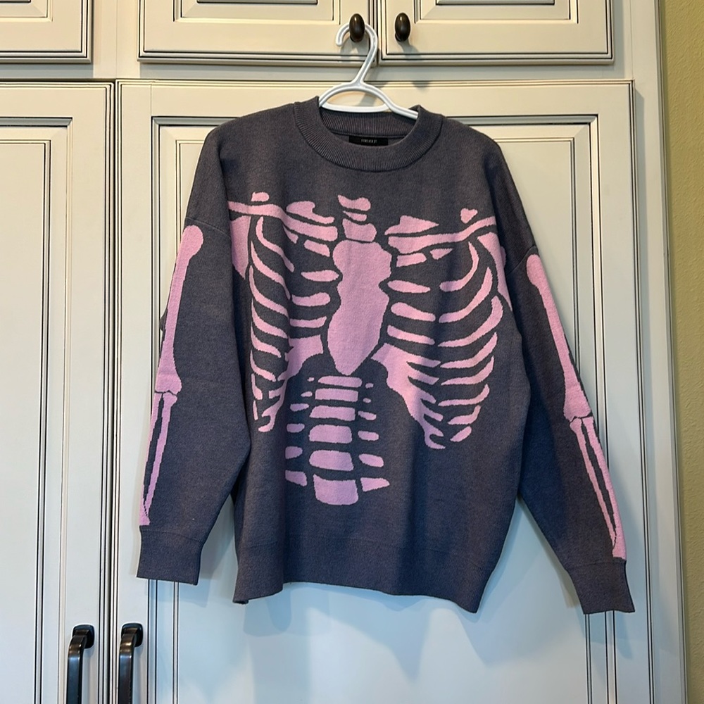 Forever 21 Skeleton Sweater